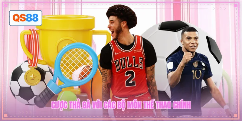 Cược thả gà với các bộ môn thể thao chính Cược thả gà với các bộ môn thể thao chính